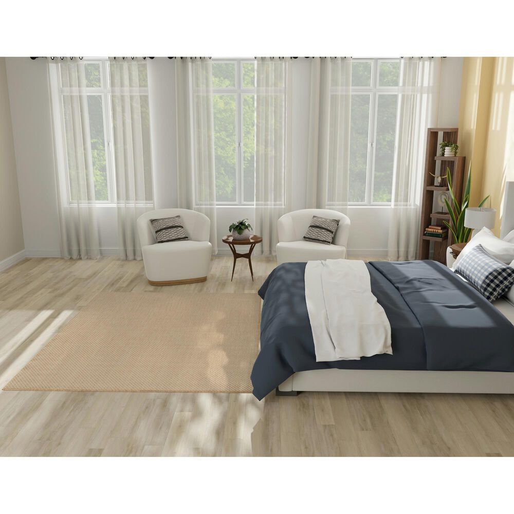 Nourison Courtyard Natural 5&#39; x 7&#39; Indoor/Outdoor Area Rug, , large