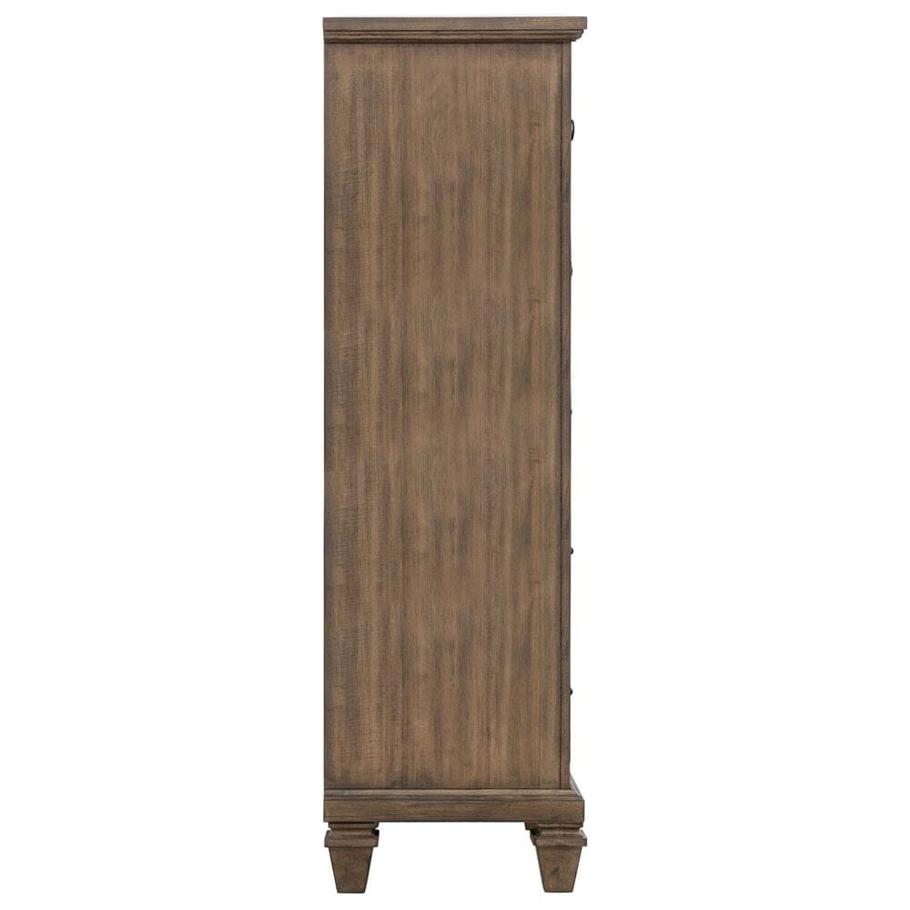 New Heritage Design Mariana 5-Piece Queen Panel Bedroom Set in Vintage Mocha, , large