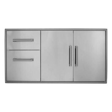 Coyote Outdoor Two Drawer Cabinet Plus Double Access Doors, , large