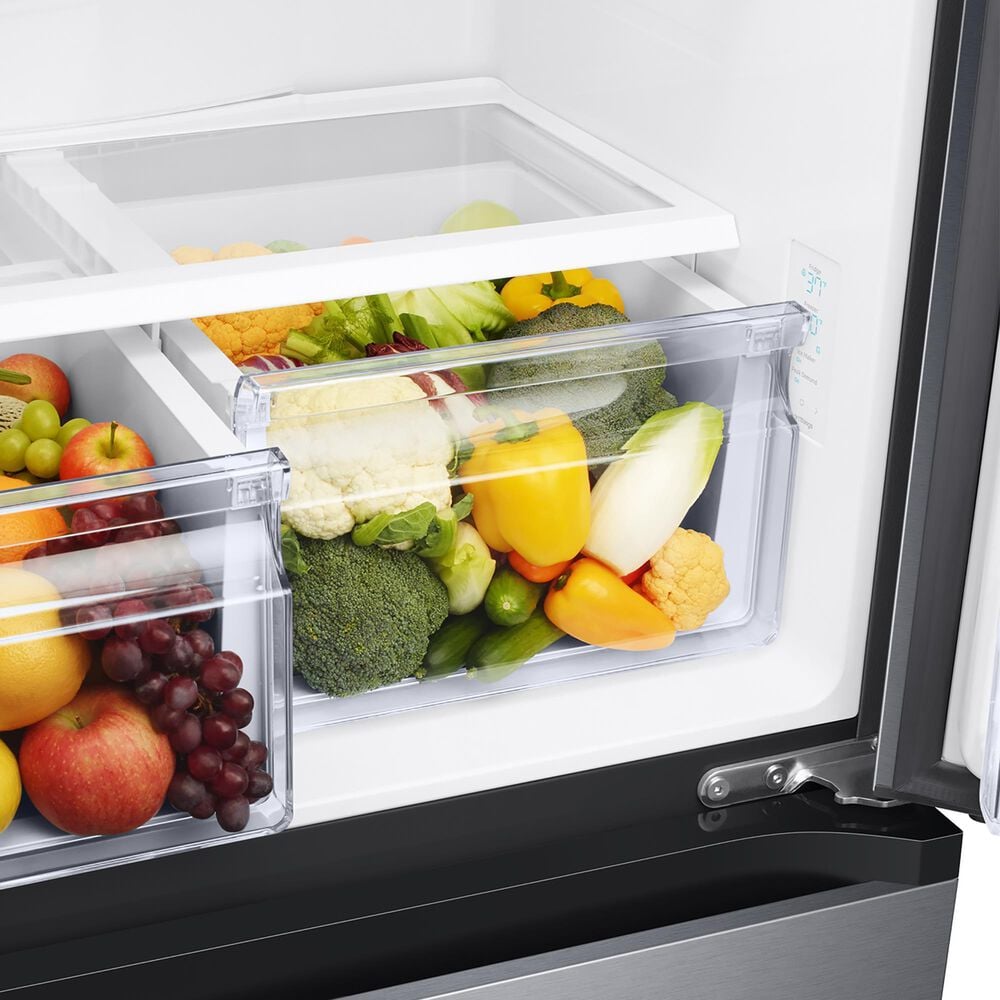 Samsung 17.5 Cu. Ft. French Door Refrigerator in Black Stainless Steel, , large