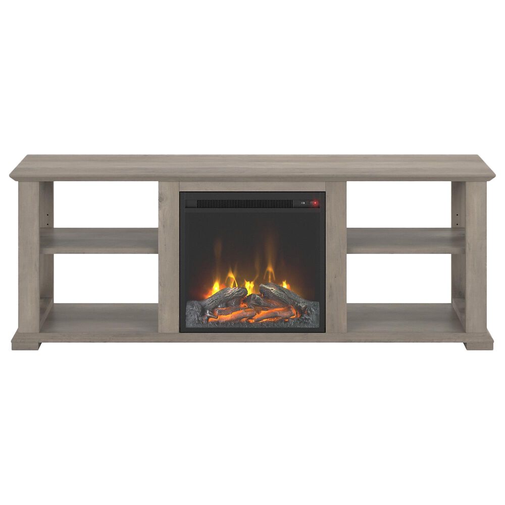 Bush Homestead 2Piece Entertainment Center with Fireplace Insert in