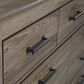 Ashley Zelen 4 Piece King Bedroom Set in Warm Gray, , large