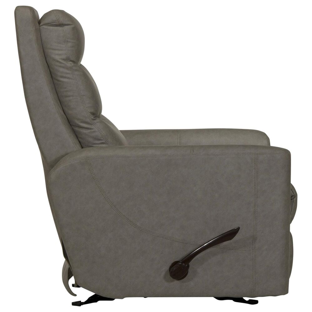 Hartsfield Jet Power Glide Recliner in Silver, , large