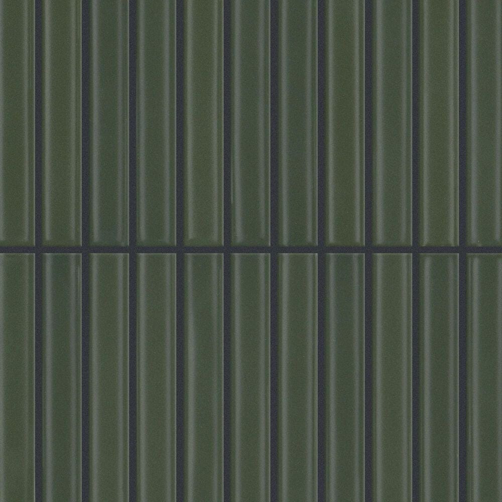 Shaw Embrace Fern 11.5" x 11.75" Glass Mosaic Sheet, , large