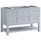 James Martin Vanities Breckenridge 48" Single Bathroom Vanity Cabinet in Serenity Blue, , large