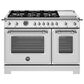 Bertazzoni Heritage 7.1 Cu. Ft. Freestanding Gas Range in Stainless Steel, , large