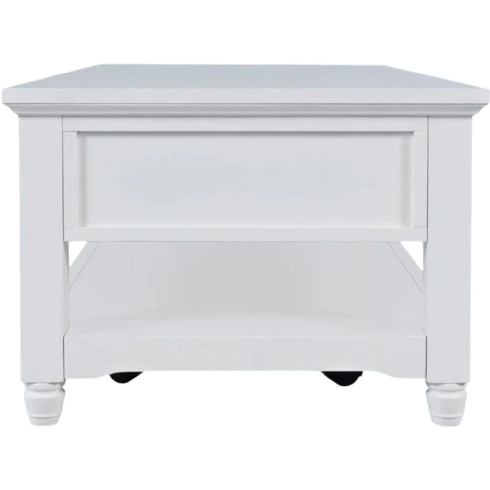 Waltham Westport Castered Coffee Table in White, , large