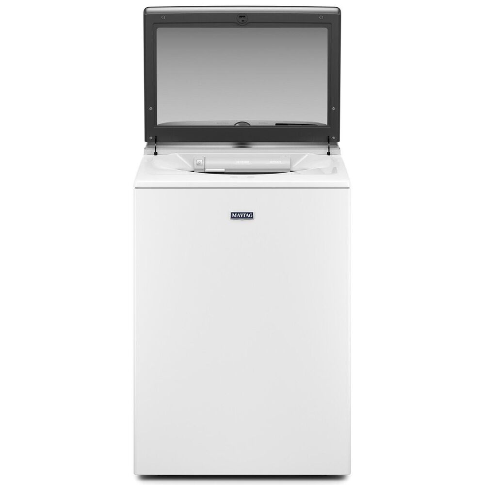 Maytag 5.2 Cu. Ft. Top Load Washer with Agitator in White Nebraska Furniture Mart