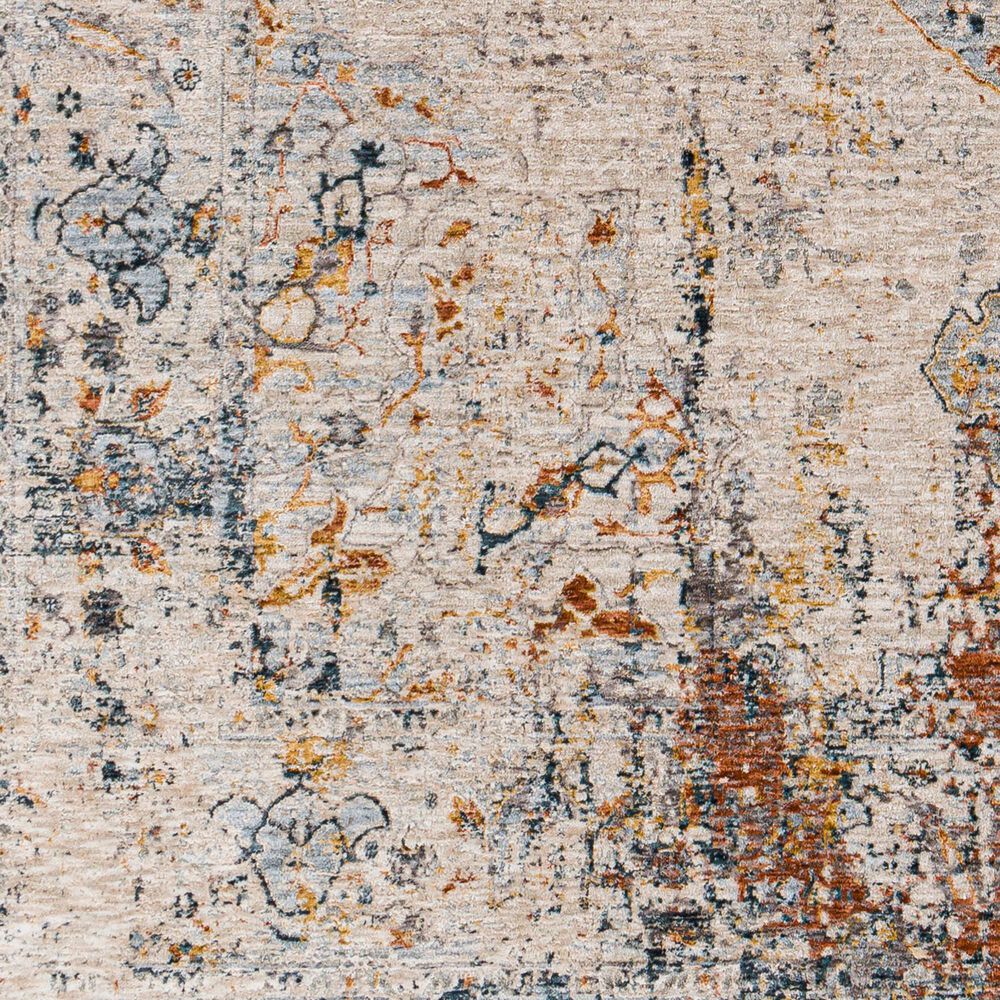 Surya Laila 10&#39; x 14&#39; Orange, Teal, Sage, Gray, Cream and Saffron Area Rug, , large