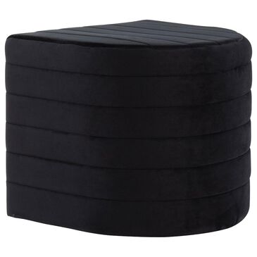 Lumisource Demi Ottoman in Black, , large