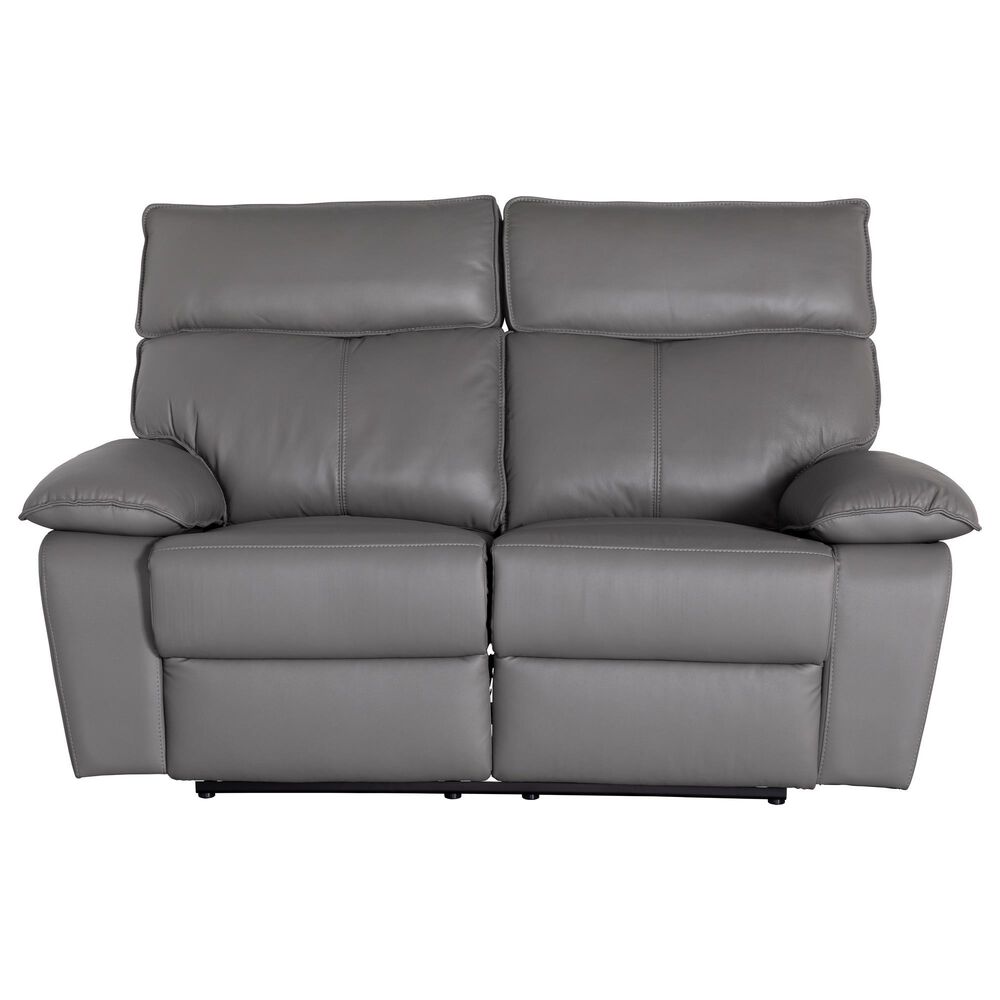 Mayberry Hill Wildcard Manual Motion Reclining Loveseat in Aviarah Grey, , large