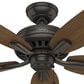 Hunter Newsome 52" Outdoor Ceiling Fan in Premier Bronze, , large