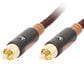 Helios 3-Piece 7 Outlet Surge Protector and 50" 16-Gauge Speaker Wire with Black Series 16" Subwoofer Cable in Black, , large