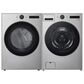LG 4.5 Cu. Ft. Front Load Washer and 7.4 Cu. Ft. Electric Dryer Laundry Pair in Graphite Steel, , large