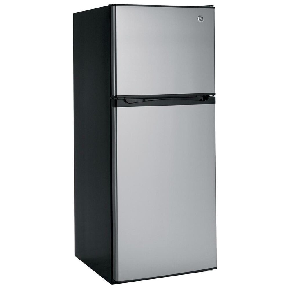 GE Appliances 11.6 Cu. Ft. Top-Freezer Refrigerator in Stainless Steel, , large