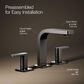 Kohler Parallel Widespread Bathroom Sink Faucet in Vibrant Titanium, , large
