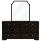 Riverside Furniture Lydia 5 Piece Queen Platform Upholstered Bedroom Set in Dark Cabernet, , large