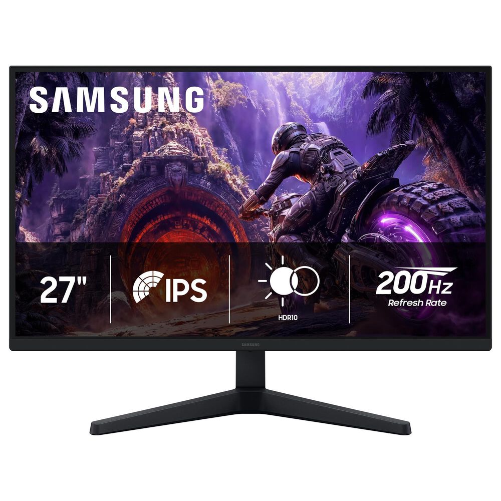 Samsung 27" Odyssey G3 (G30H) IPS FHD 200Hz Gaming Monitor in Black, , large