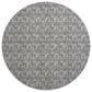 Dalyn Rug Company Soft Essentials Pewter 8" Round Area Rug, , large