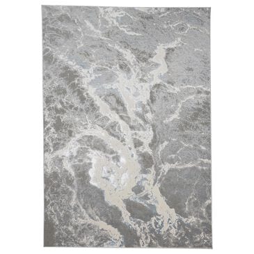 Feizy Azure Gray and Blue 10" x 13"2" Area Rug, , large