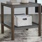 Ashley Kallenny End Table in Dark Brown and Gray, , large