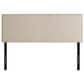 Modway Phoebe Upholstered Fabric Queen Headboard in Beige, , large