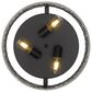 Golden Lighting Bailey 15" Flush Mount in Matte Black, , large
