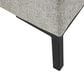 Kinfine Medium Metal Storage Bench in Gray, , large