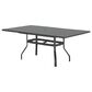 Homecrest Outdoor Living Latitude and Elements 7-Piece Patio Rectangular Dining Set in Carbon, , large