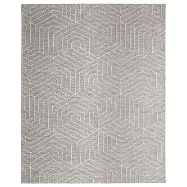 Feizy Rugs Emerson 8" x 10" Gray and Ivory Area Rug, , large