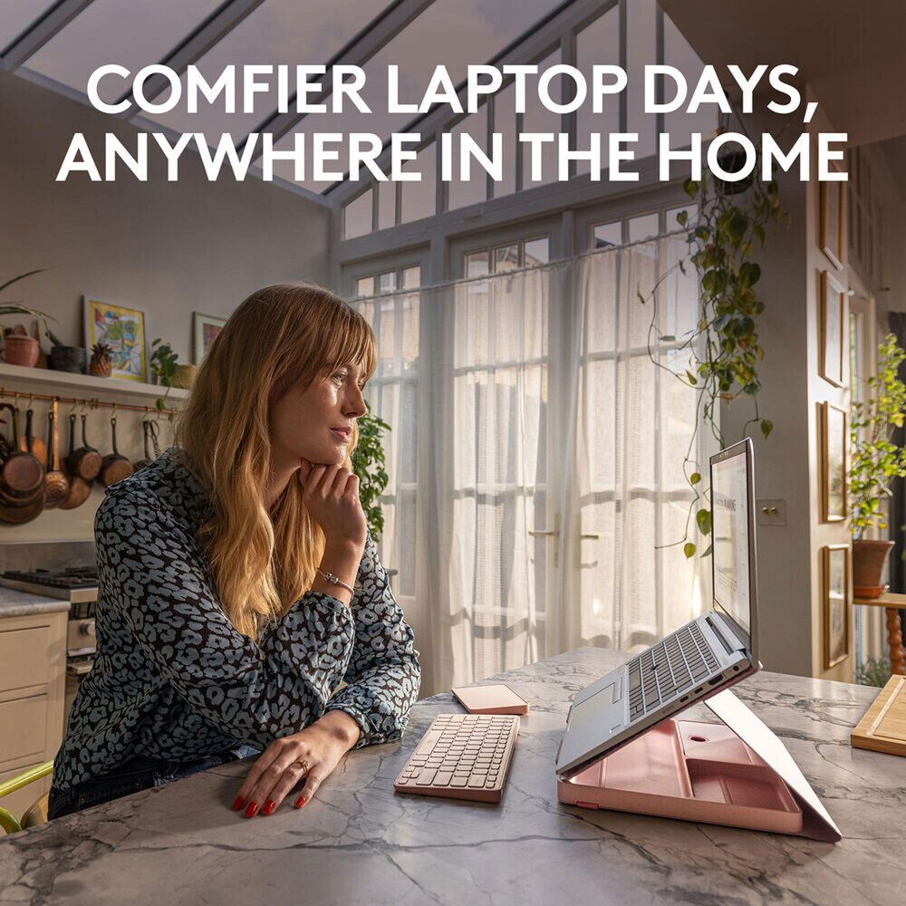 Logitech Casa Pop Up Desk in Bohemian Blush, , large