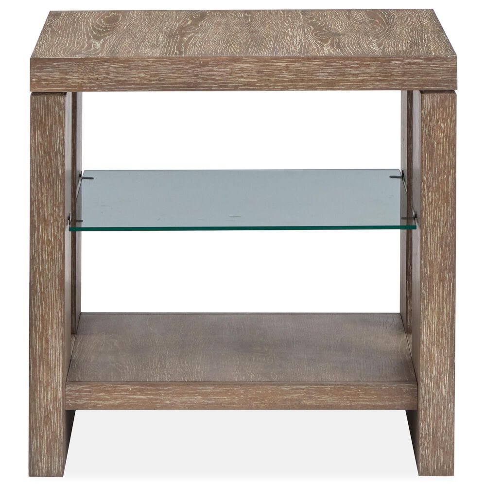 Nicolette Home Conway Rectangular End Table in Spiced Brown, , large
