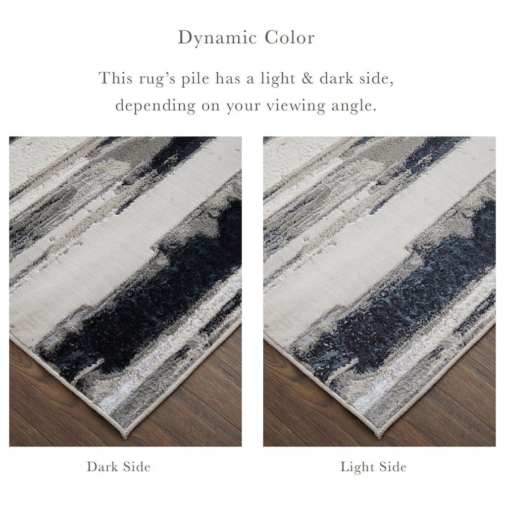 Feizy Micah 8&#39; x 10&#39; Silver Area Rug, , large