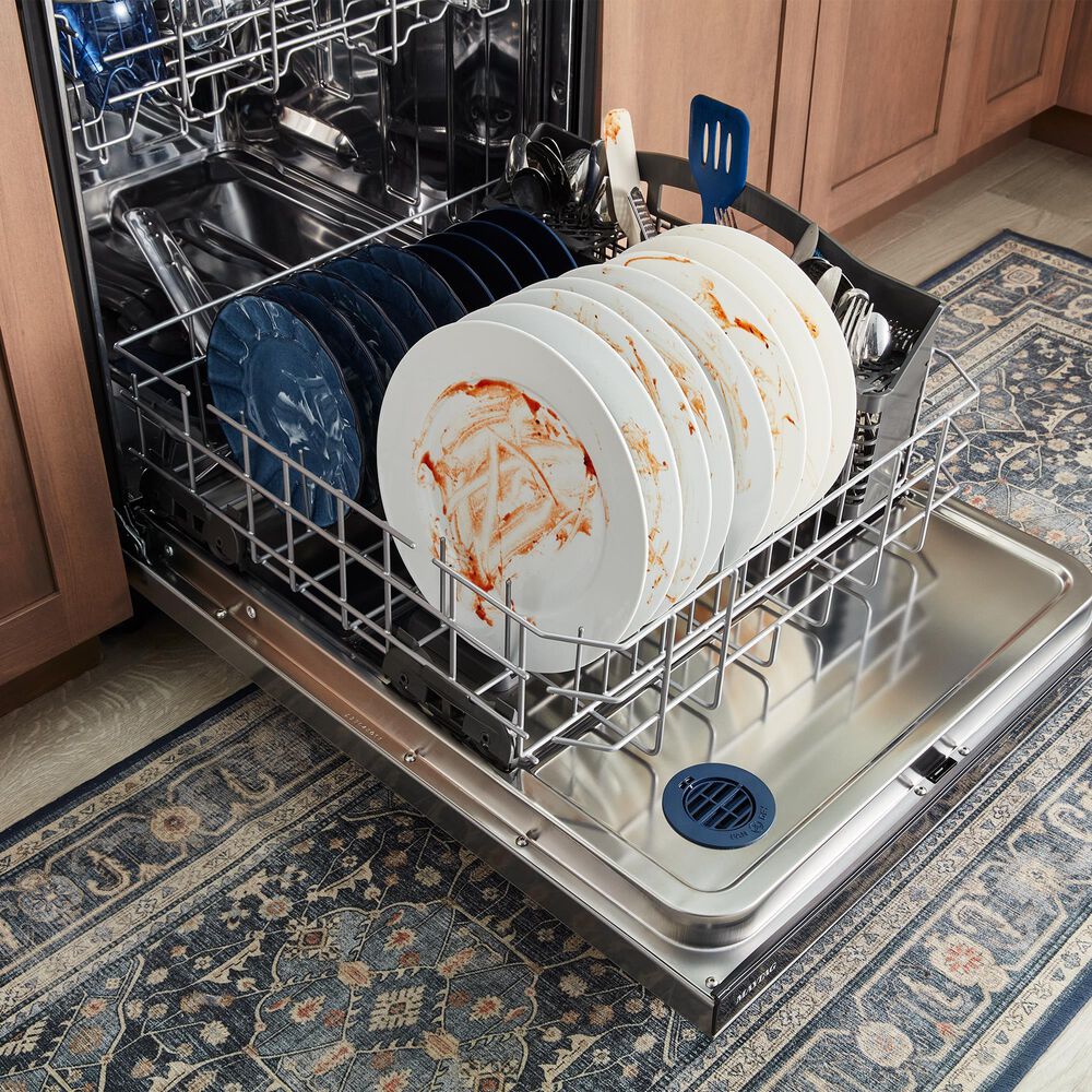 Maytag 24&quot; Built-In Dishwasher with PowerBlast Cycle and PowerDry in Fingerprint Resistant Stainless Steel, , large
