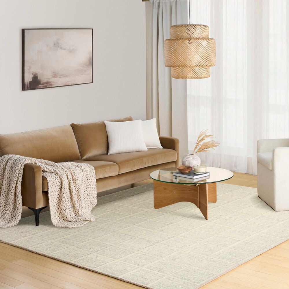 Nourison Pure Framework Ivory 5' x 7'6" Area Rug, , large