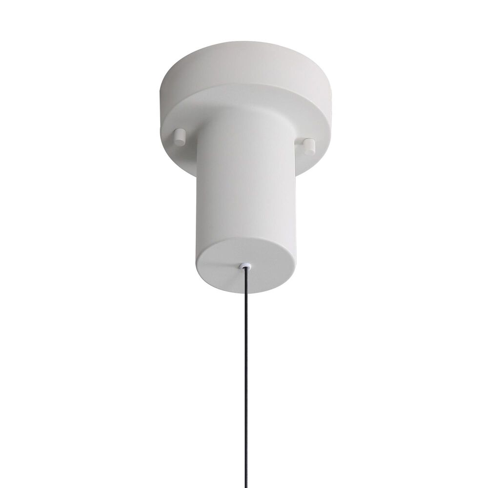 Golden Lighting Vintra LED 1-Light Pendant in Sand White with Chrome, , large
