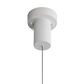 Golden Lighting Vintra LED 1-Light Pendant in Sand White with Chrome, , large