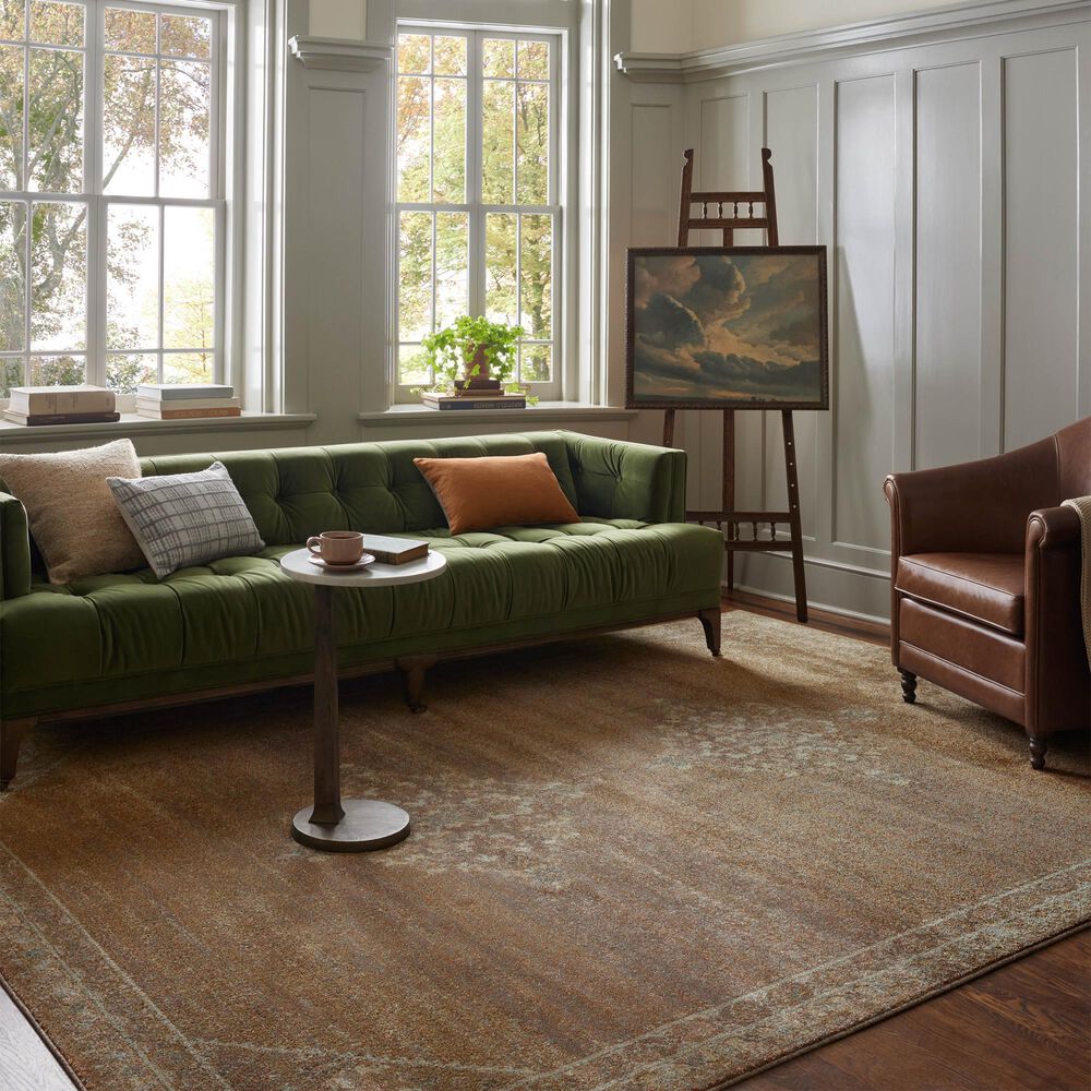 Magnolia Home Mona Sunset and Natural 7&#39;6&quot; x 10&#39; Area Rug, , large