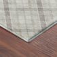 Dalyn Rug Company Soft Essentials Plaid Linen 9" x 12" Indoor/Outdoor Area Rug, , large