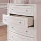 Ashley Kozlani 5-Drawer Chest in White, , large