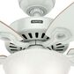 Hunter Builder Deluxe 52" Ceiling Fan with Lights in White, , large