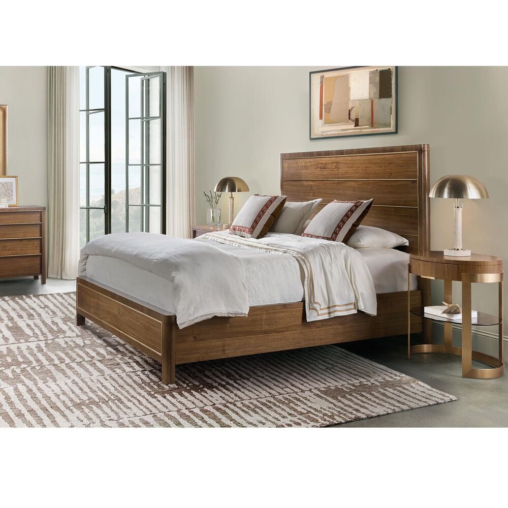 Hooker Furniture Eleana Oval Nightstand in Light Caramel, , large