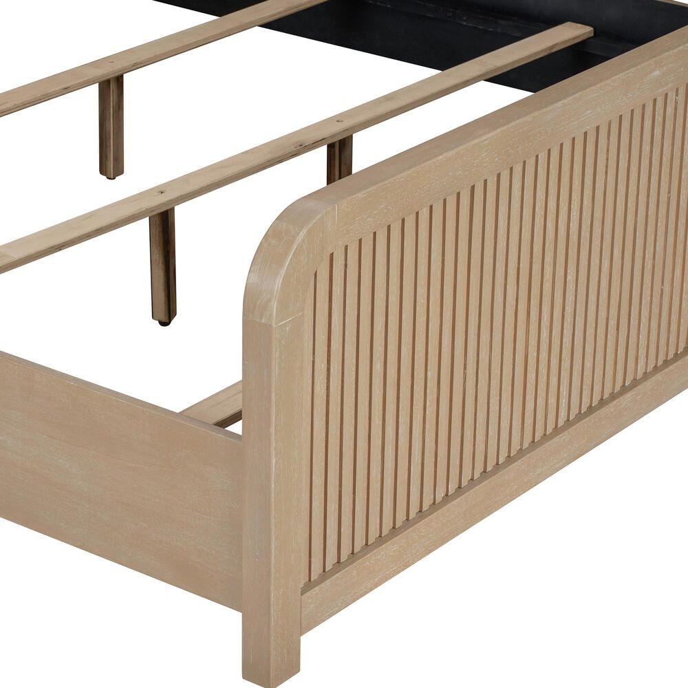 Furniture of America Tangentry Queen Panel Bed in Natural, , large