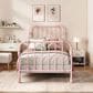 Furniture of America Wren Twin Spindle Kids Bed in Pink, , large