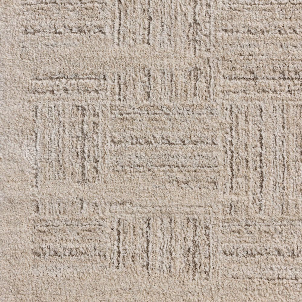 Amber Lewis x Loloi Monty 6&#39;7&quot; x 9&#39;3&quot; Ivory and Taupe Area Rug, , large