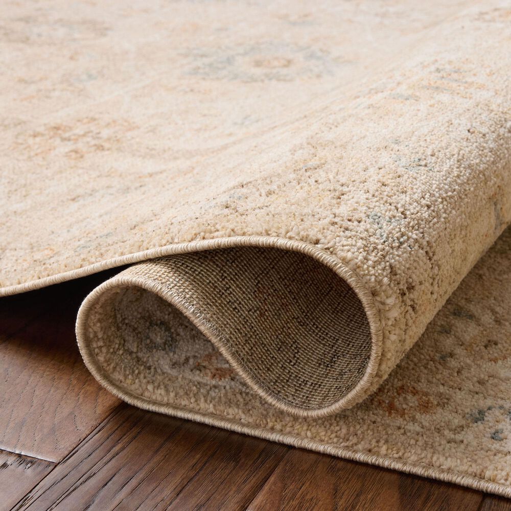 Chris Loves Julia x Loloi Palma Natural and Multicolor 6'3" x 9'6" Area Rug, , large