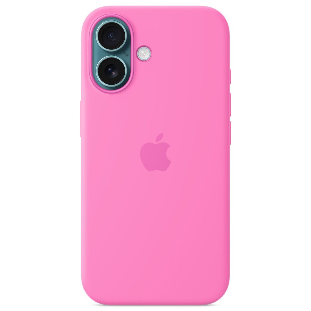 Apple Silicone Case with MagSafe for iPhone 16 in Peony, , large