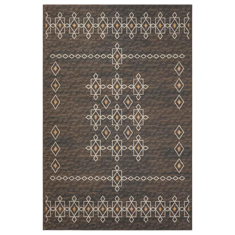 Dalyn Rug Company Sedona 6" Round Fudge Indoor/Outdoor Area Performance Rug, , large