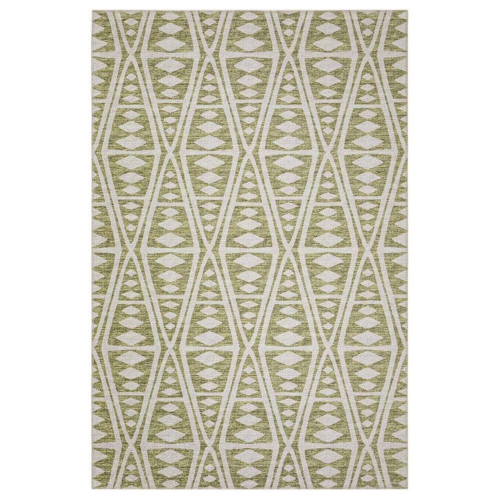 Dalyn Rug Company Sedona Southwestern 5" x 7"6" Moss Indoor/Outdoor Area Performance Rug, , large