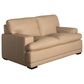 Bordeaux & Co 3-Piece Stationary Leather Living Room Set in Safari Fawn, , large